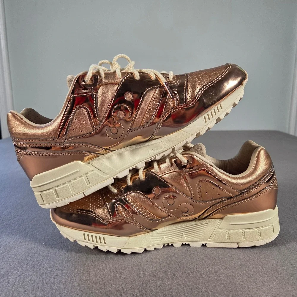 Saucony Grid SD Mens 8.5 Rose Gold Metallic Metals Pack Sneakers S70310-1